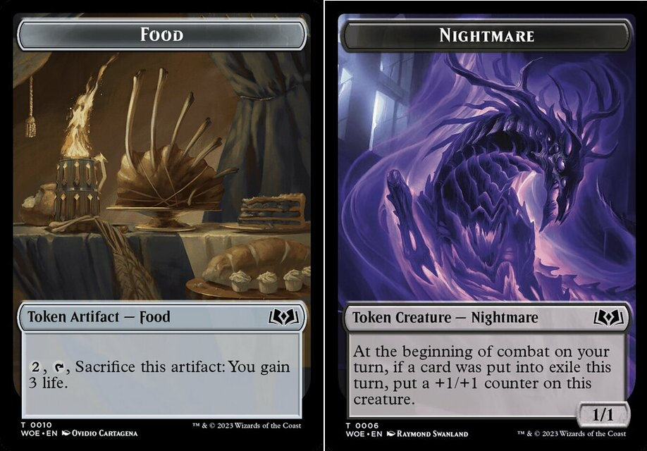 Food Token (010) // Nightmare Token - Foil
